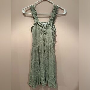 Sage sun dress.